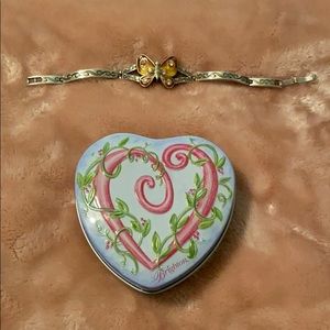 Silver Brighton butterfly bracelet